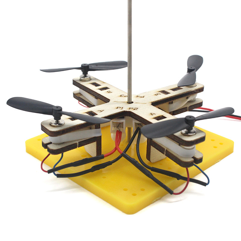 Kids Toys Helicopter - Spaßiges DIY-Drohnenmodell, Wissenschaftsspielzeug für Kinder, Technologie-