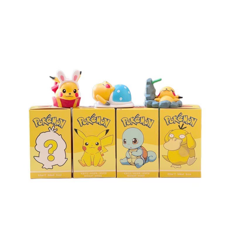 Kids Toys Under 200 - Niedliche Pikachu-Figuren, 7-teiliges Set, Pokemon-Anime-Actionfiguren, stapelbare