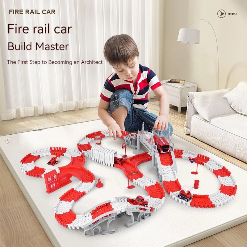 Kids Toys Review - Feuerwehr auto Spur Montage Auto Engineering