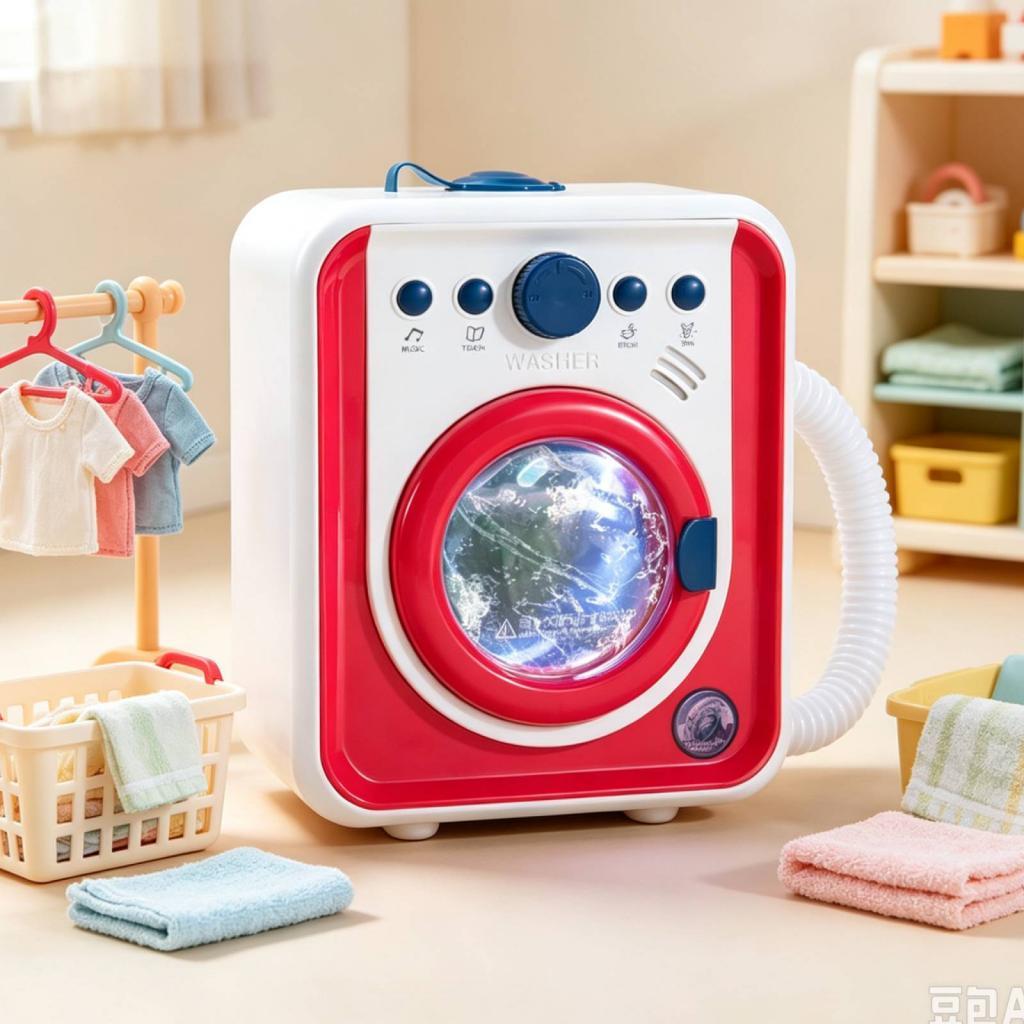 Kids Toys In Store - Kinder-Mini-Simulationswaschmaschine, Spielzeugwaschmaschine für Kinder beiderlei Geschlechts