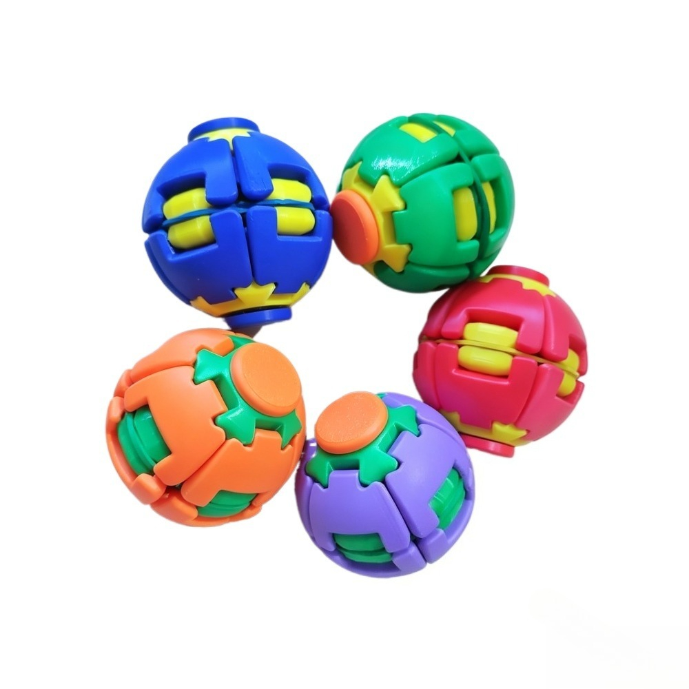 Kids & Toys Expo Saudi Arabia - Verwandelbarer Fidget-Spinner-Ball, durch Drücken zu drehen,