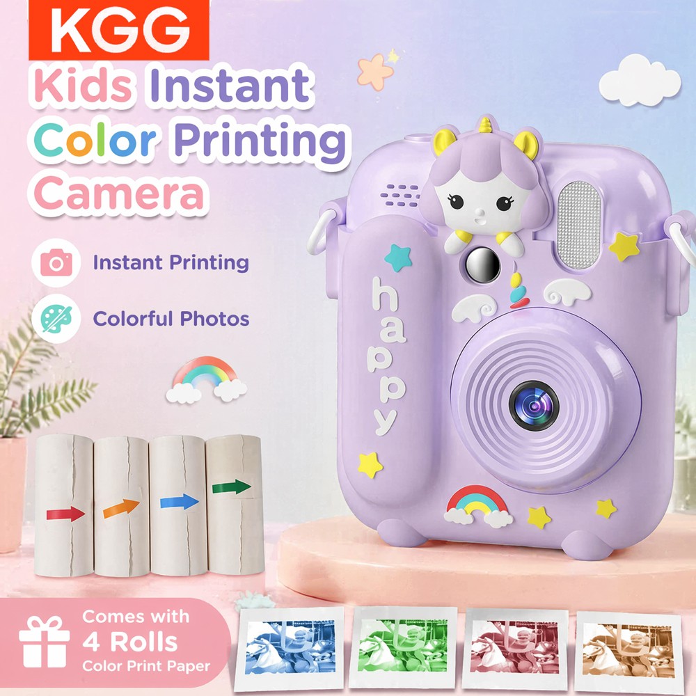 Top Kids Xmas Toys - 2,4 Zoll Bildschirm Kinder Sofortbild-Kamera 1080P