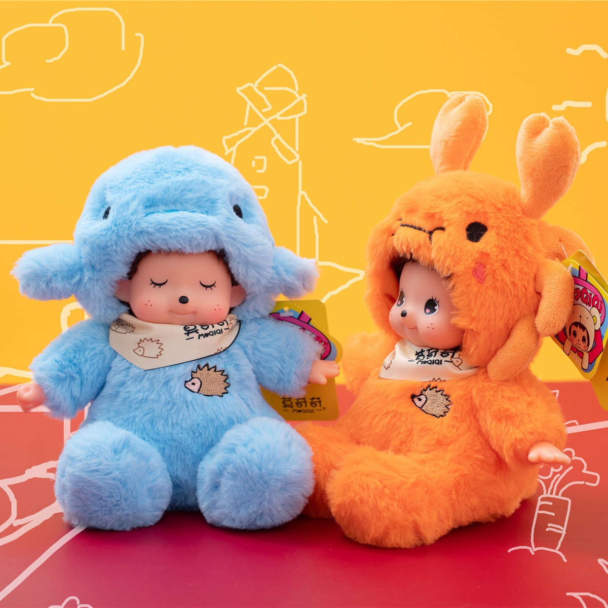 Kids Toys Movie - 18 cm große Mochich-Plüschtiere mit Vinyl-Gesicht