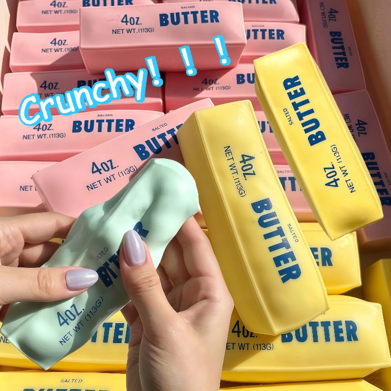 Kids Toys Lego - Knuspriger Butter-Stick Squishy Blind Box Baustein-Füllung