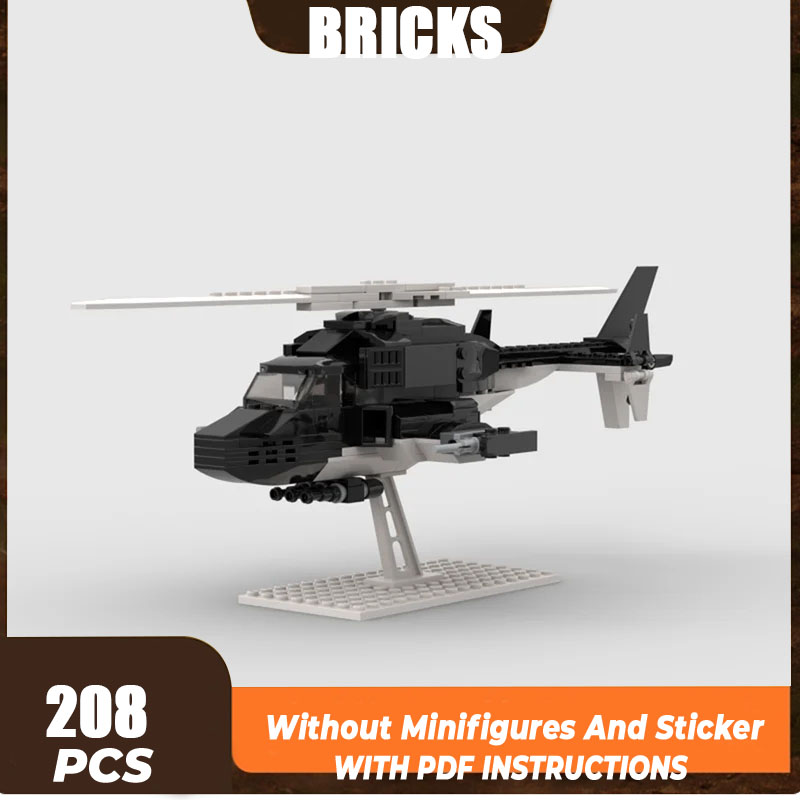 Kids Toys Helicopter - Militär Serie YcMoc Bausteine Special Ops