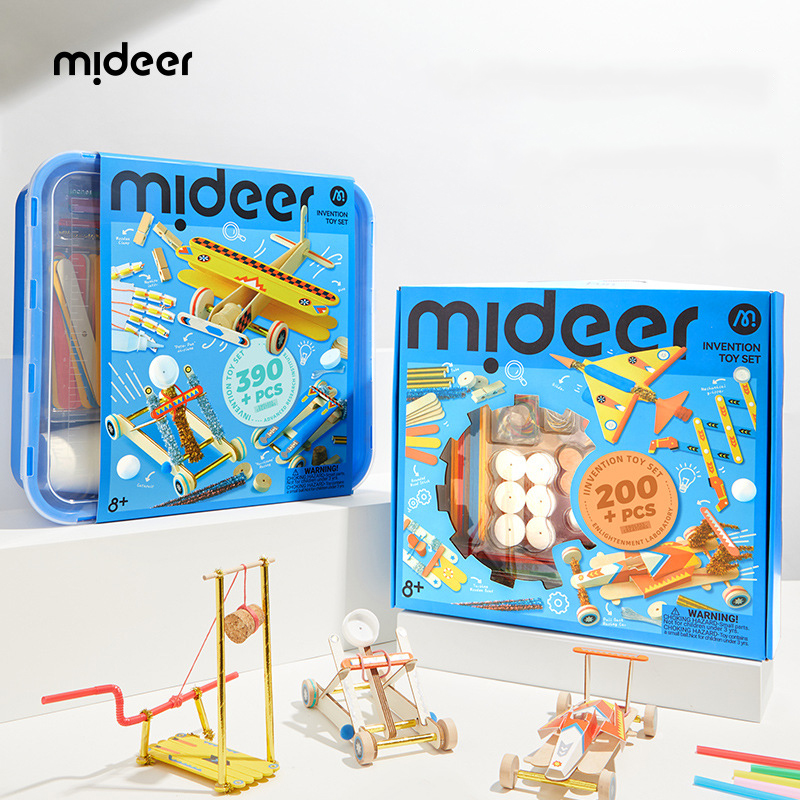 Kids Toys Under 200 - Mideer 200+ Stück Erfindungsspielzeug-Set Aufklärungslabor Kinder