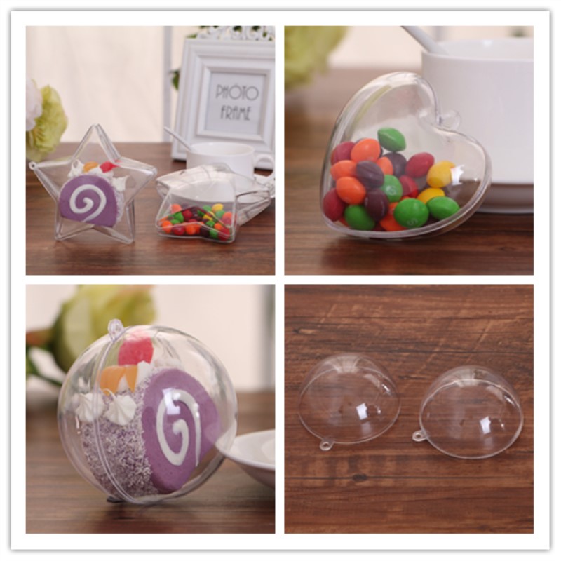 Kids Toys Vending Machine - 20Pcs Leere Kunststoff Transparent Ball Offenen