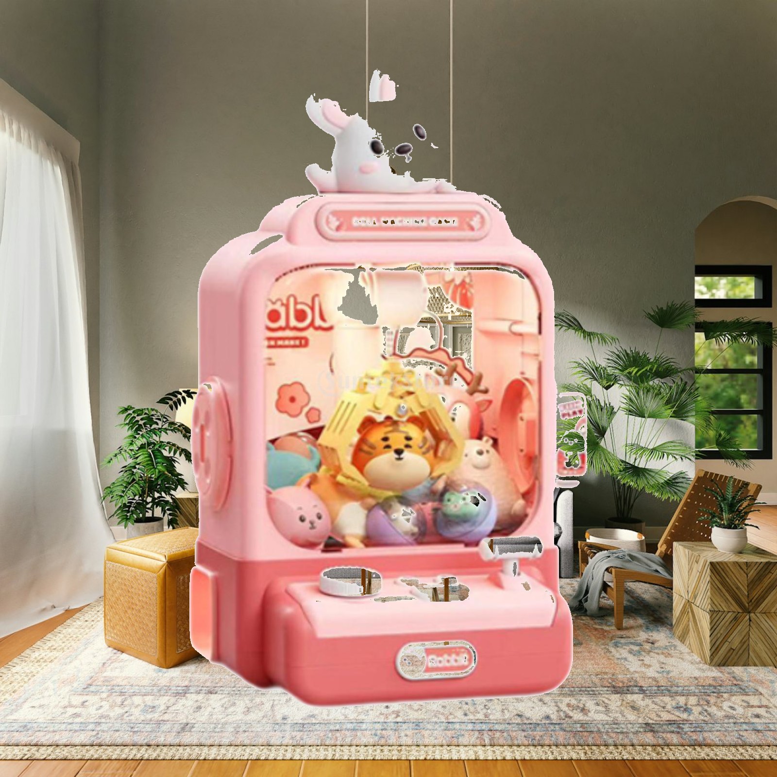 Kids Toys Vending Machine - Elektronische Greifautomaten-Maschine mit Geräuschen, Plüsch-Greifspielzeug, Süßigkeiten-Verkaufsautomat