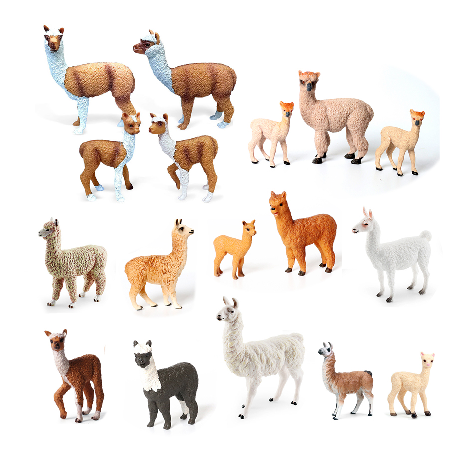 Kids Toys Under 200 - Realistische Farm World Alpaka Tiermodell Figuren