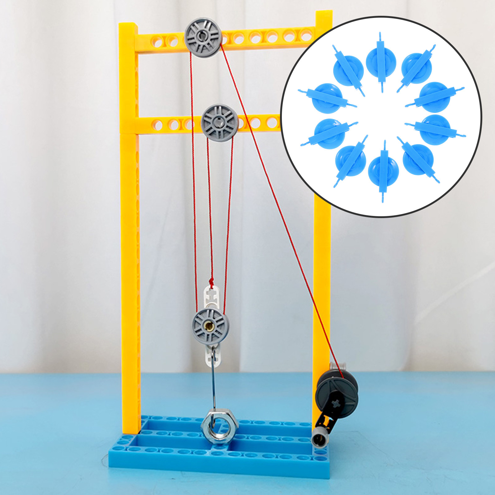 Volcano Experiment Kit - 10-teiliges Lehrset mit Einzelrollen für Physikexperimente