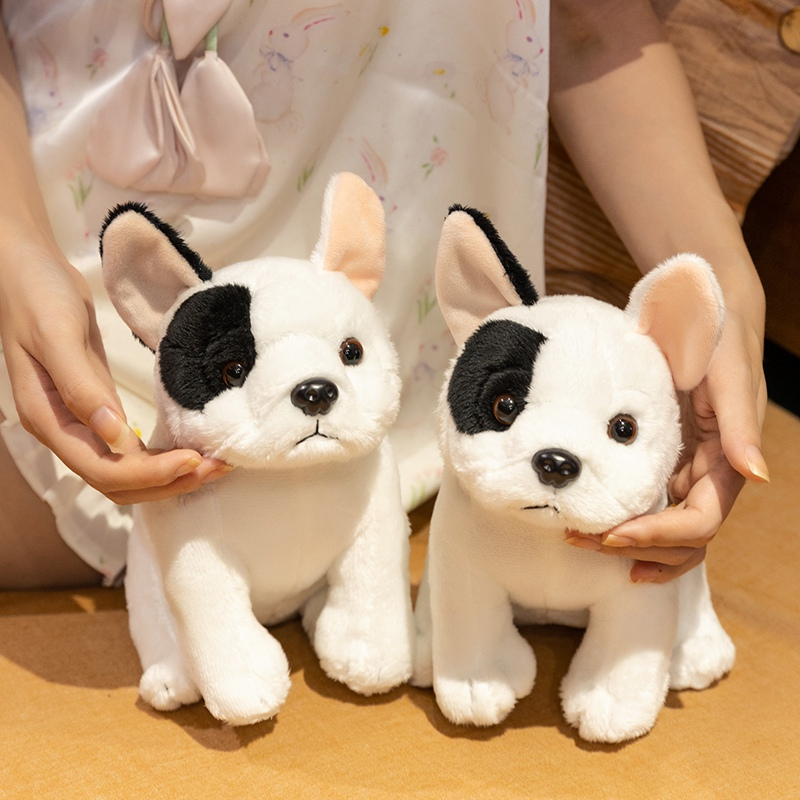 Kids Toys In Wholesale - Großhandel lebensechte realistische englische Bulldogge Plüschtier