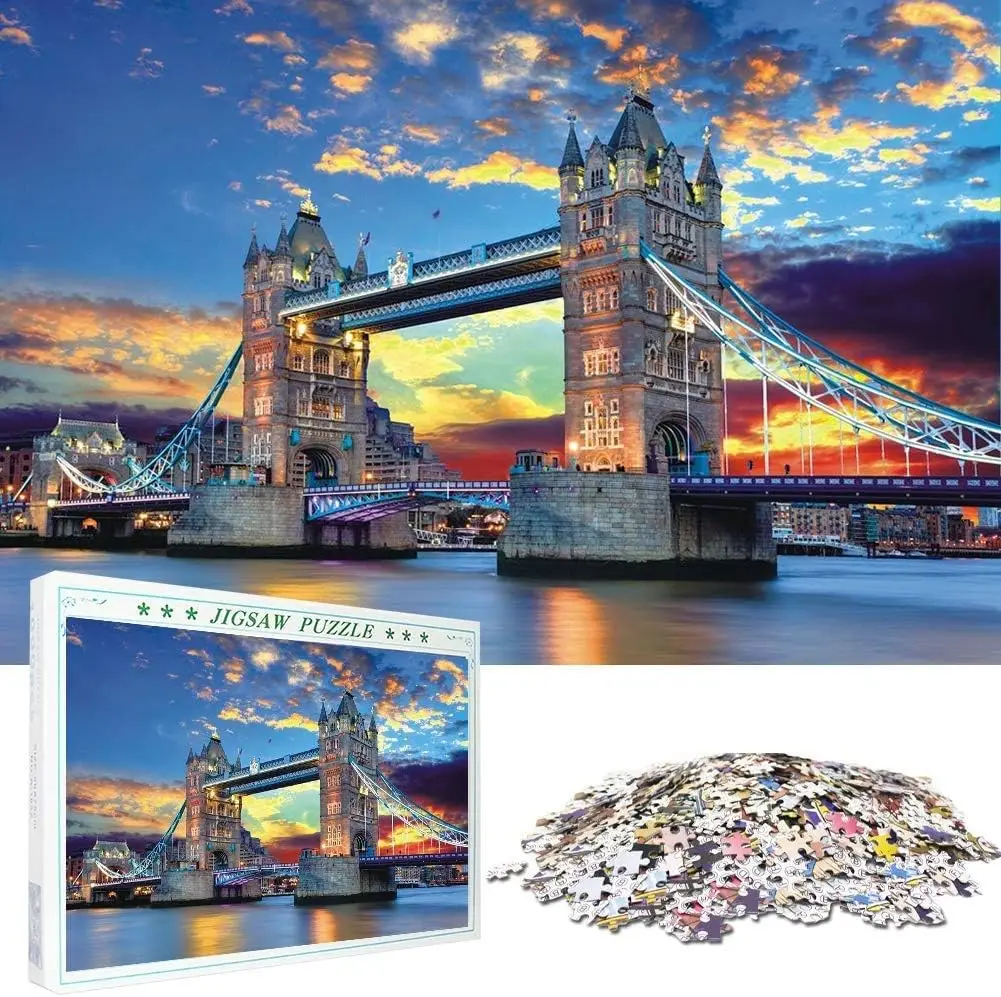 Kids Toys London - 1000-teiliges Puzzle mit berühmter Landschaft für