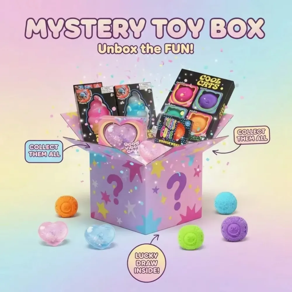 Squishy Mystery Box, Set aus l – Kids & Toys Expo Saudi Arabia Bewertung und Preis