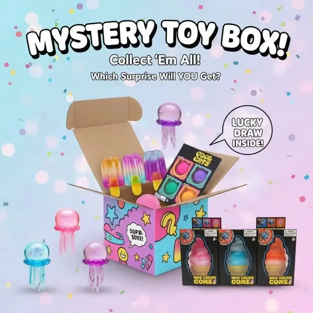 Squishy Mystery Box, Set aus l – Kids & Toys Expo Saudi Arabia Bewertung und Preis