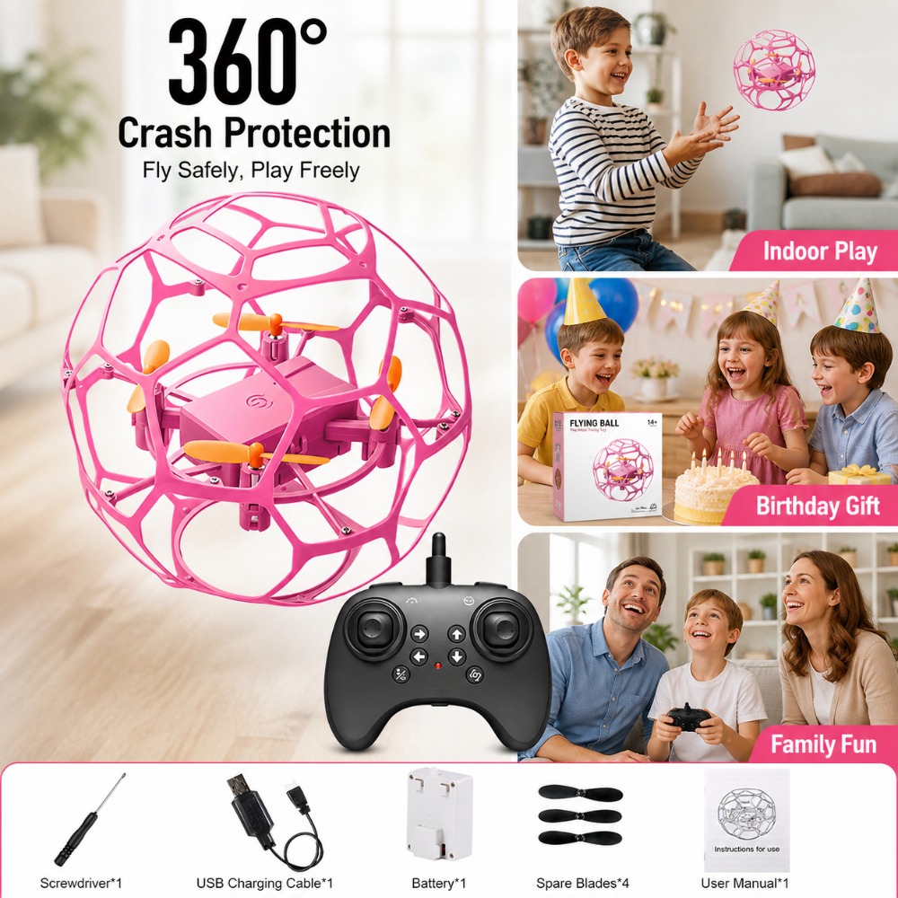Fußballförmiger RC-Drohnen-Qua – Kids Toys Helicopter Bewertung und Preis