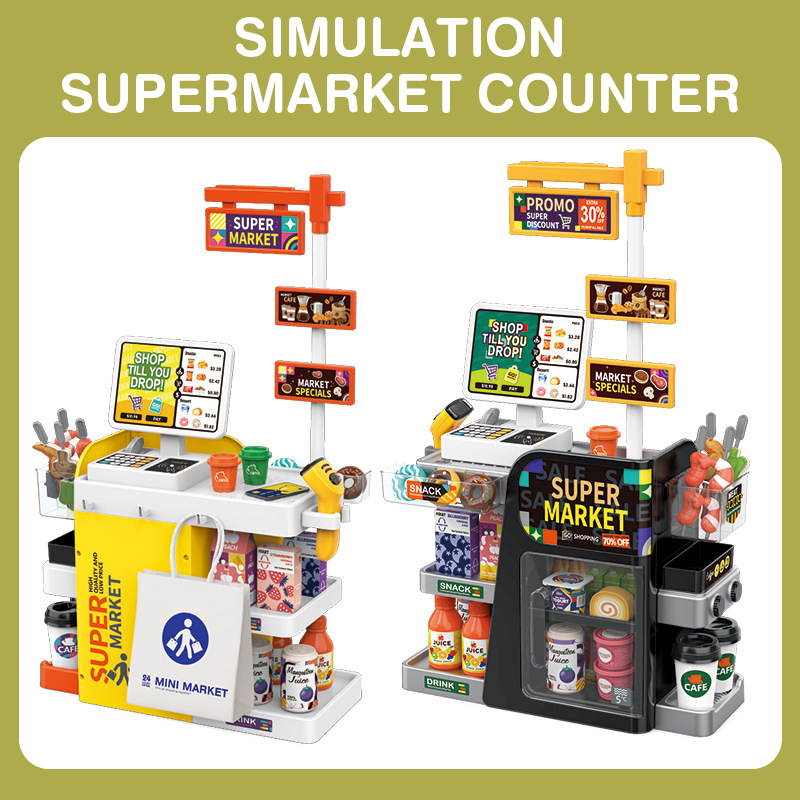 Mini-Supermarkt-Kassenspielset – Toy Cash Register Bewertung und Preis
