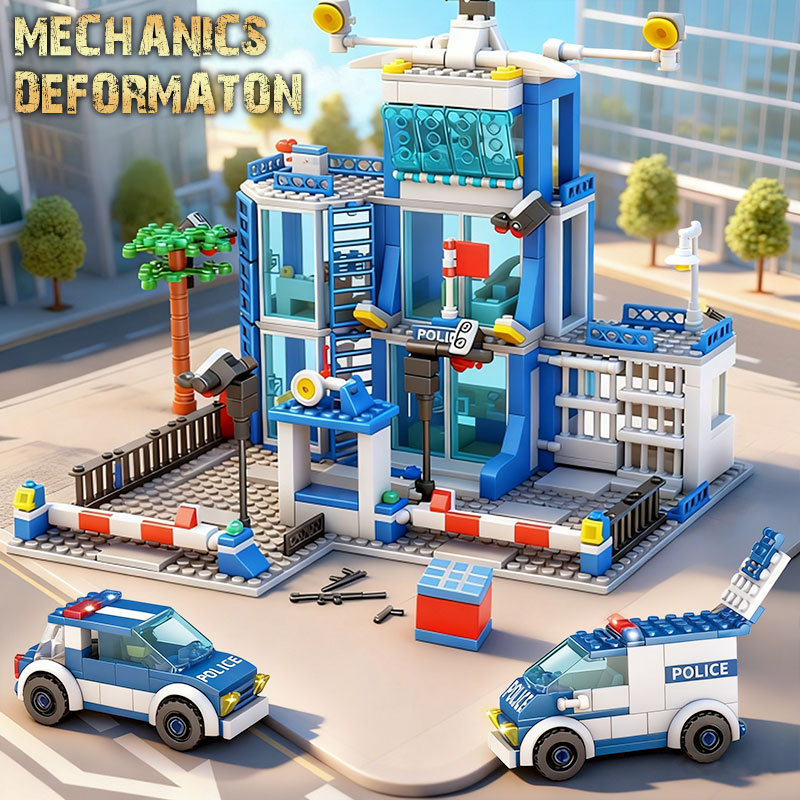 Stadtpolizeistation Baustein-S – Kids Toys Helicopter Bewertung und Preis