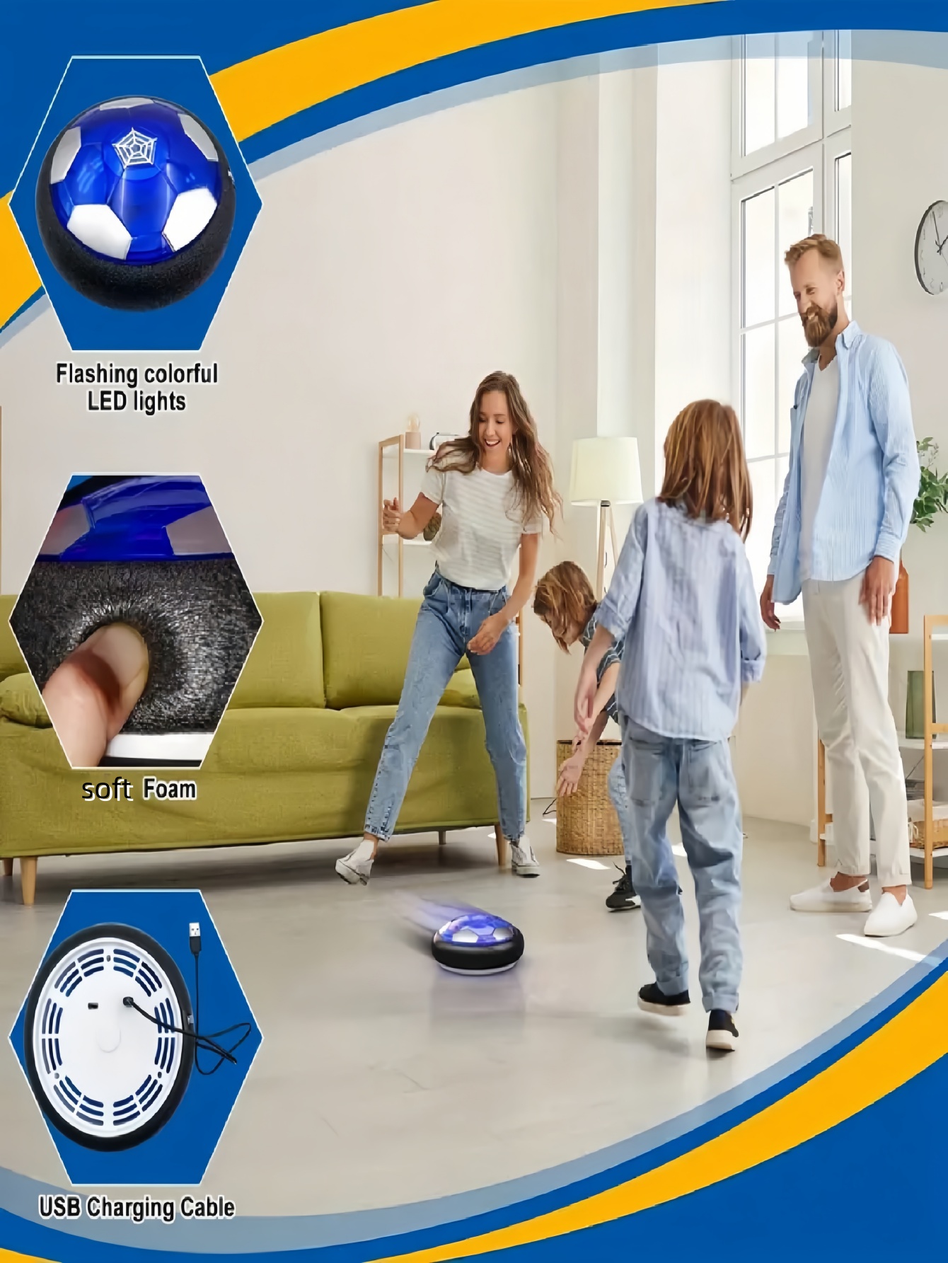 Schwebender Fußball, 1 Stück - – Kids Toys Review Bewertung und Preis
