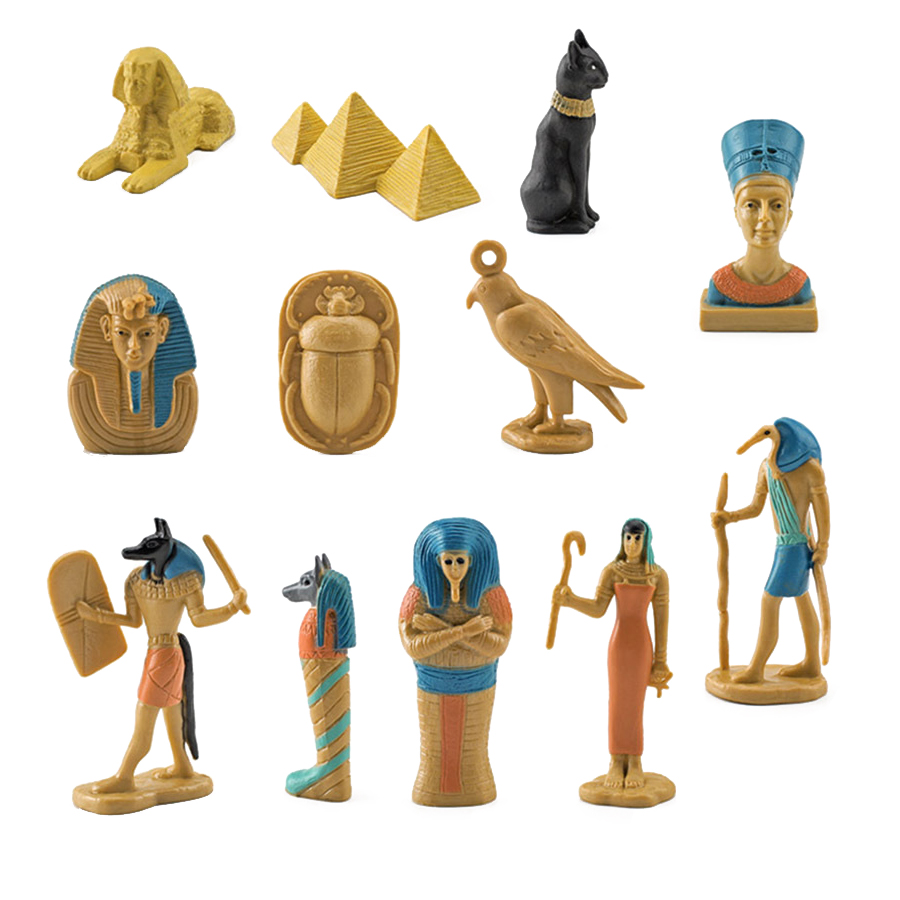 12 Stücke Altes Ägypten Figur  – Kids Toys Under 200 Bewertung und Preis