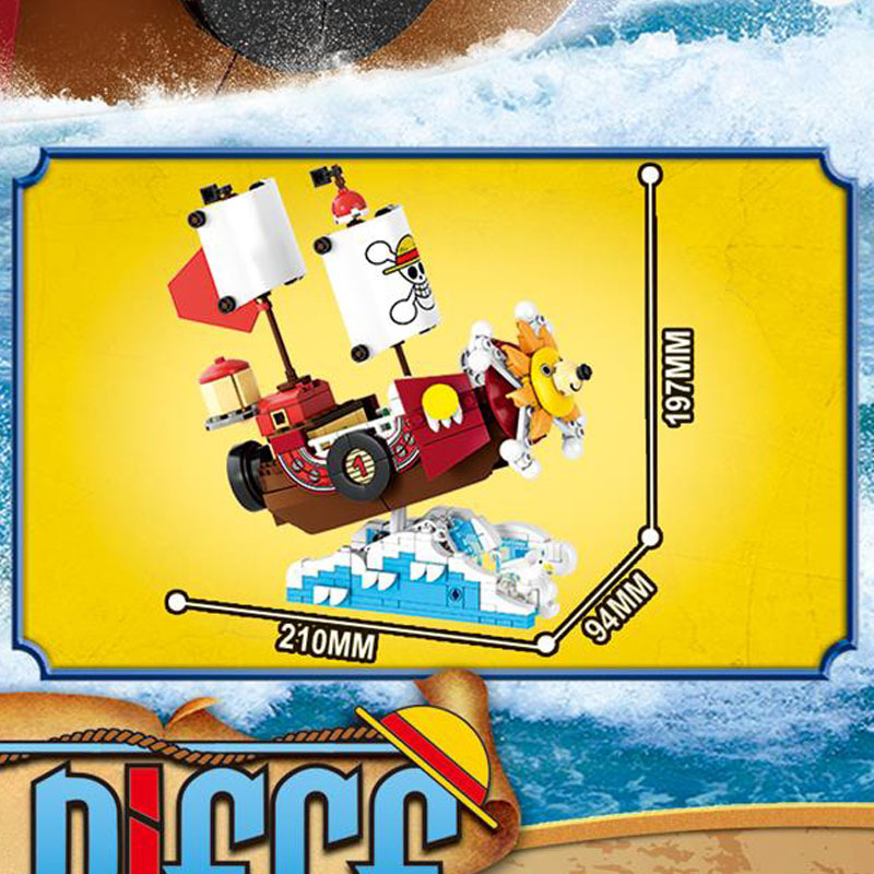 Auf Lager: One Piece Piratensc – Kids Toys Lego Bewertung und Preis