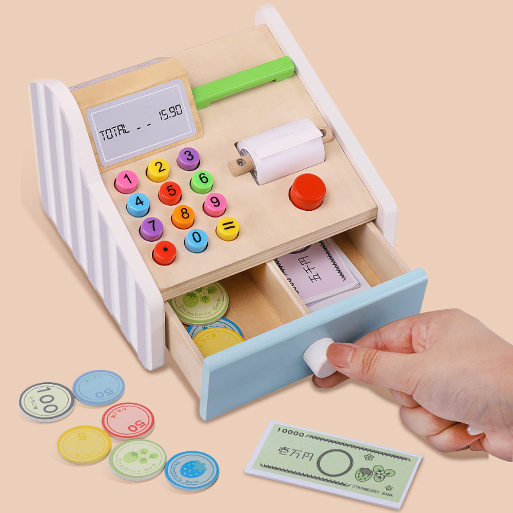 Registrierkasse aus Holz, Spie – Toy Cash Register Bewertung und Preis