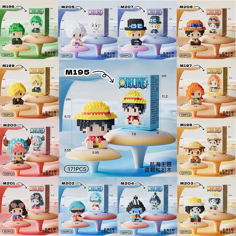 ONE PIECE 3D Anime-Modell Sonn – Lego Building Blocks Bewertung und Preis