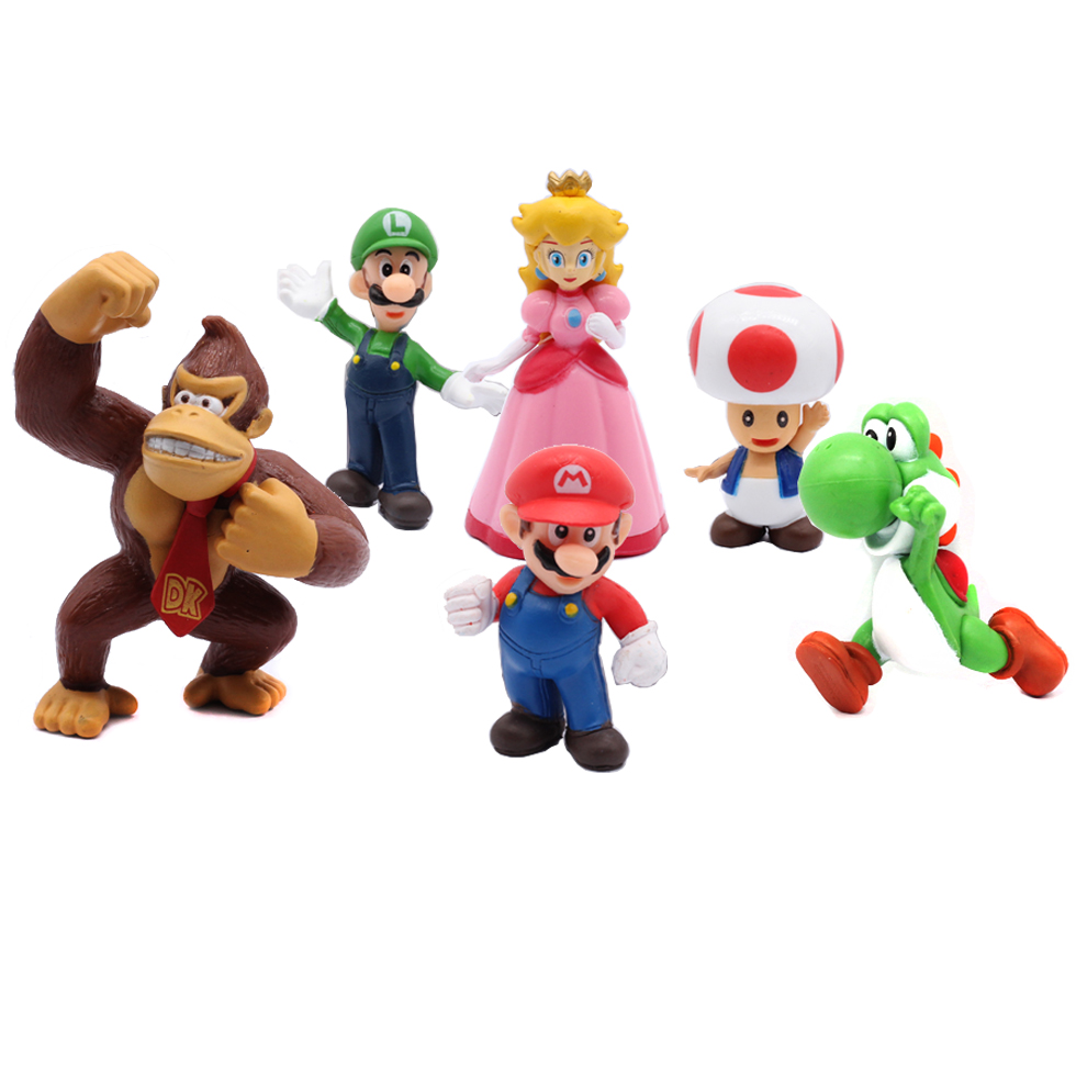 #   6-teiliges Set Super M Bro – Kids Toys Movie Bewertung und Preis